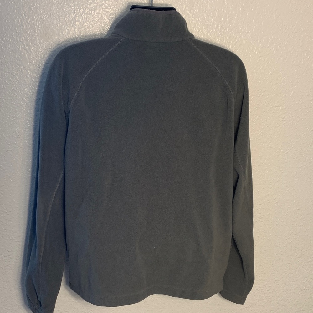 Men’s Columbia XL Charcoal Fleece Half-Zip Pullover - Picture 4 of 6